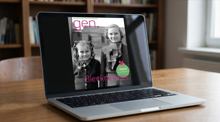 Laptopm met cover Gen.Magazine